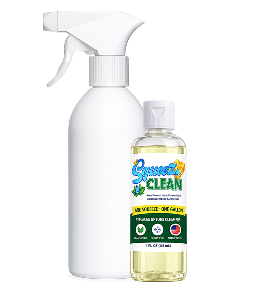 Squeez Clean Starter Kit – Concentrate + Spray Bottle